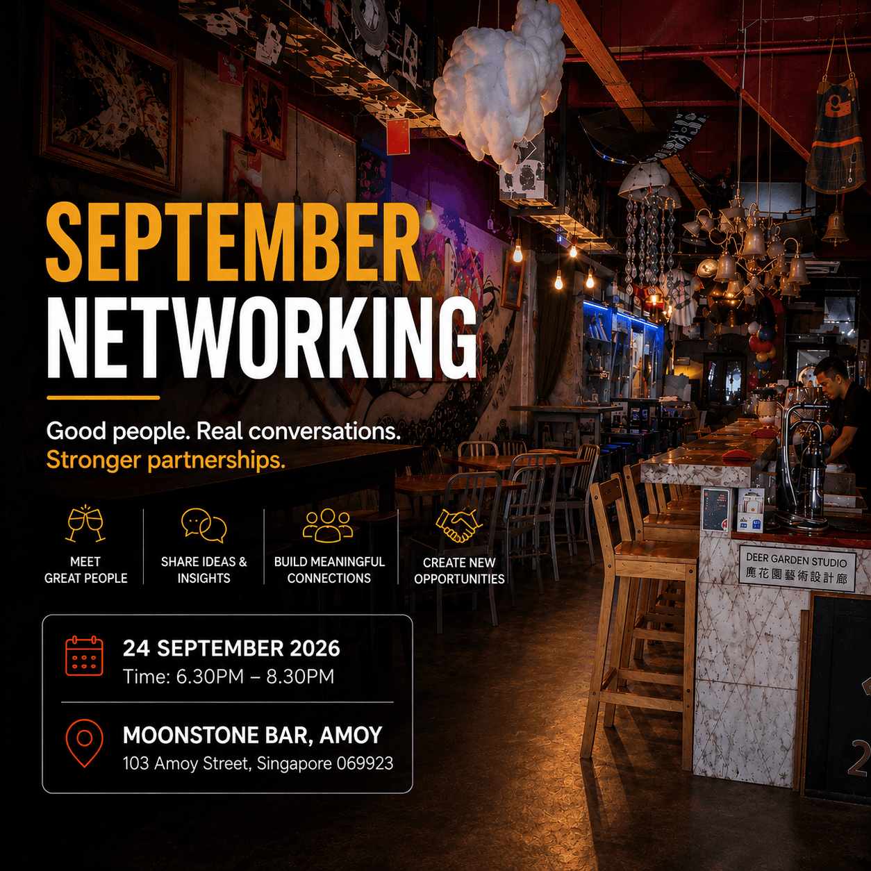 Singapore Strategic Partnership & Ecosystem Professionals Association (SSPEPA) September Networking