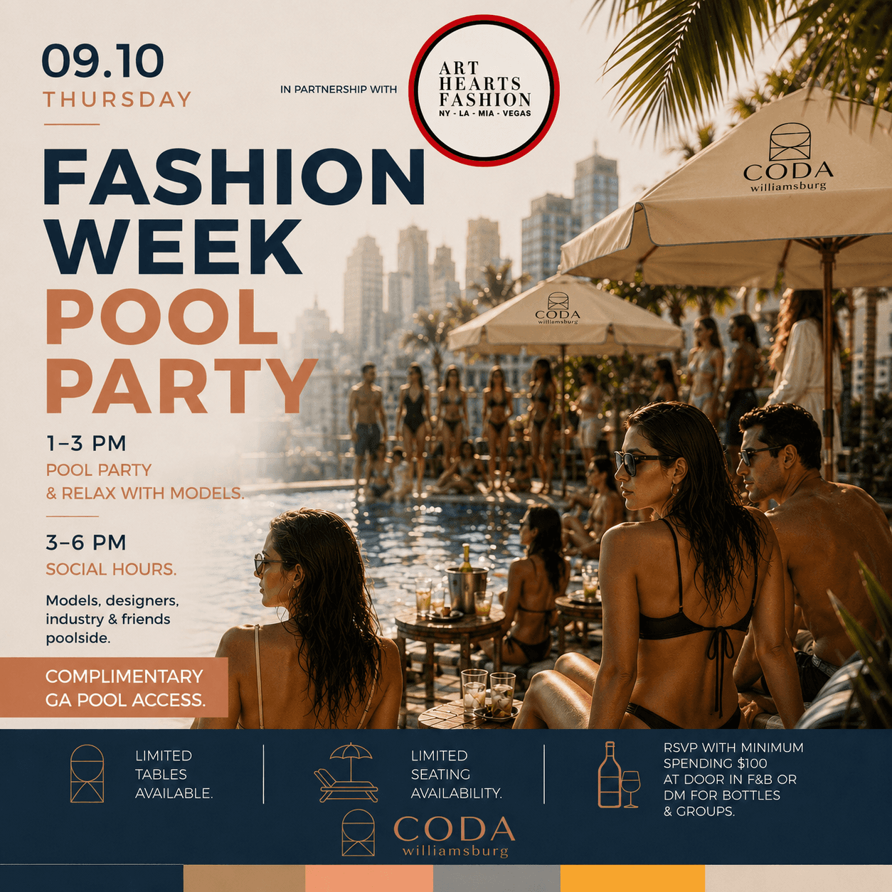 FASHION WEEK POOL PARTY