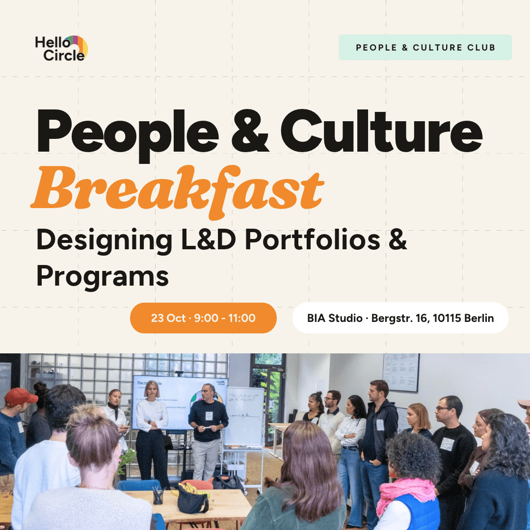 People & Culture Breakfast | Designing L&D Portfolios & Programs
