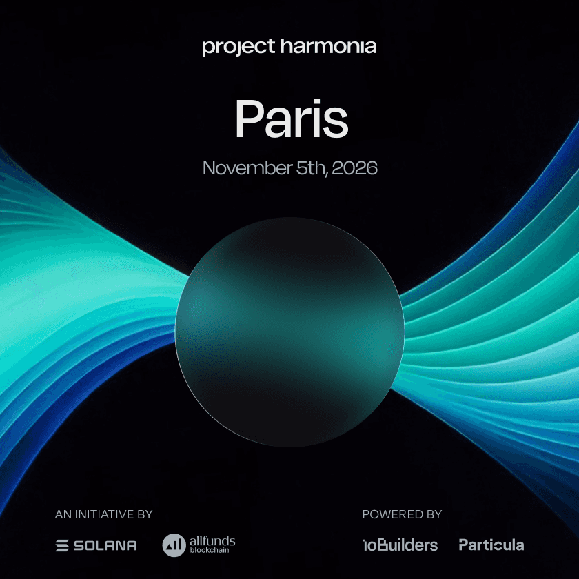 Project Harmonia Paris: Allfunds x Solana