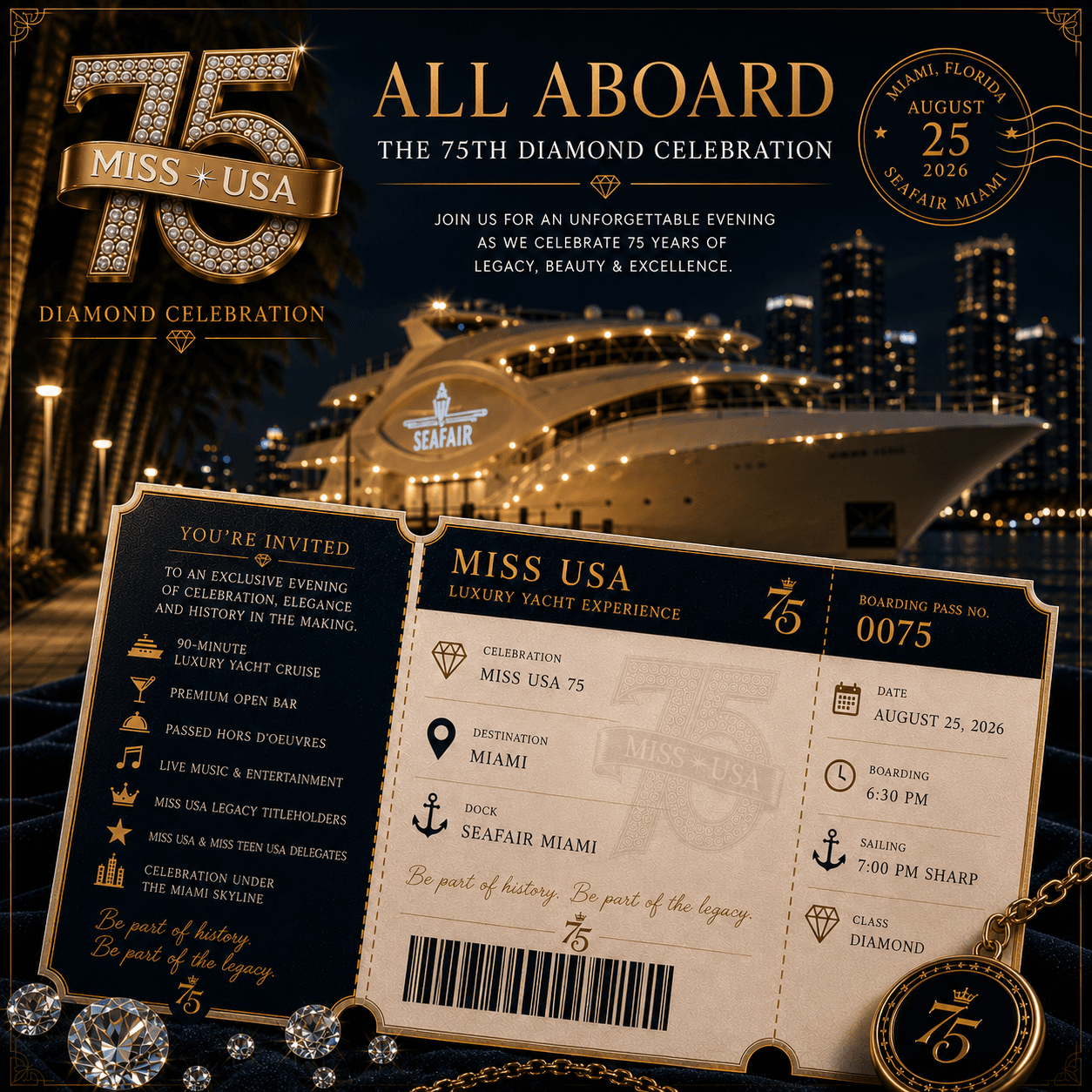 MISS USA 75th Diamond Celebration Party