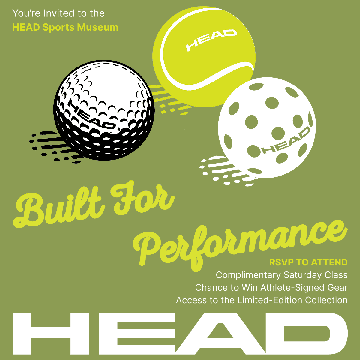 HEAD Sports Museum + Free Saturday Tennis Clinic