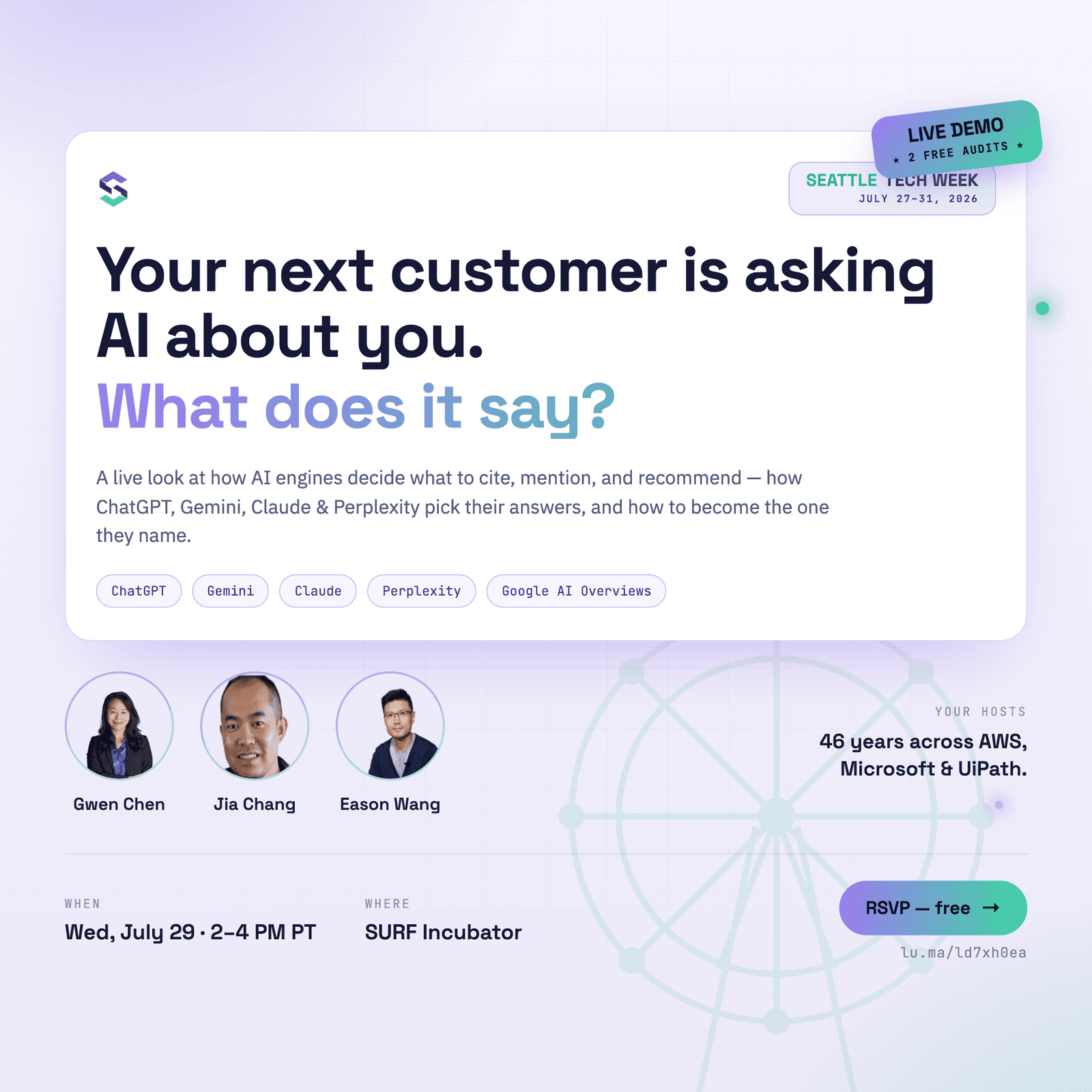 Seattle Tech Week | AI Marketing: Your Next Customer Is Asking AI About You. What Does It Say?