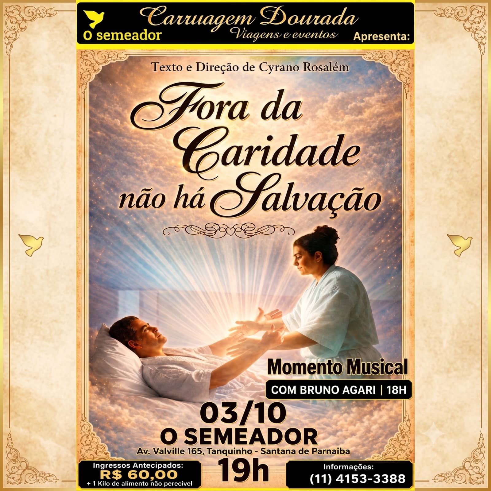 FORA DA CARIDADE NÃO HÁ SALVAÇÃO