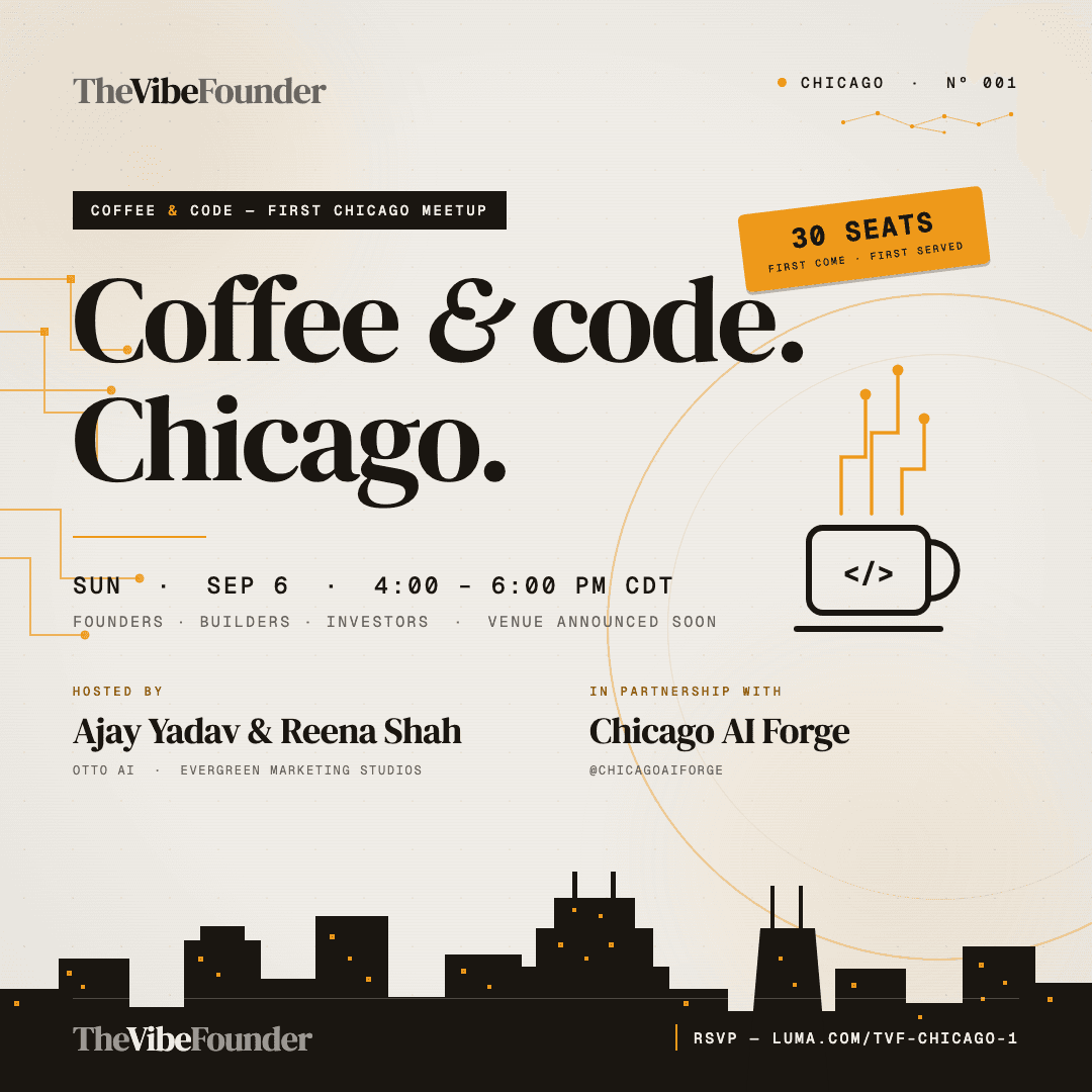 Chicago | Coffee & Code with TheVibeFounder & Reena Shah