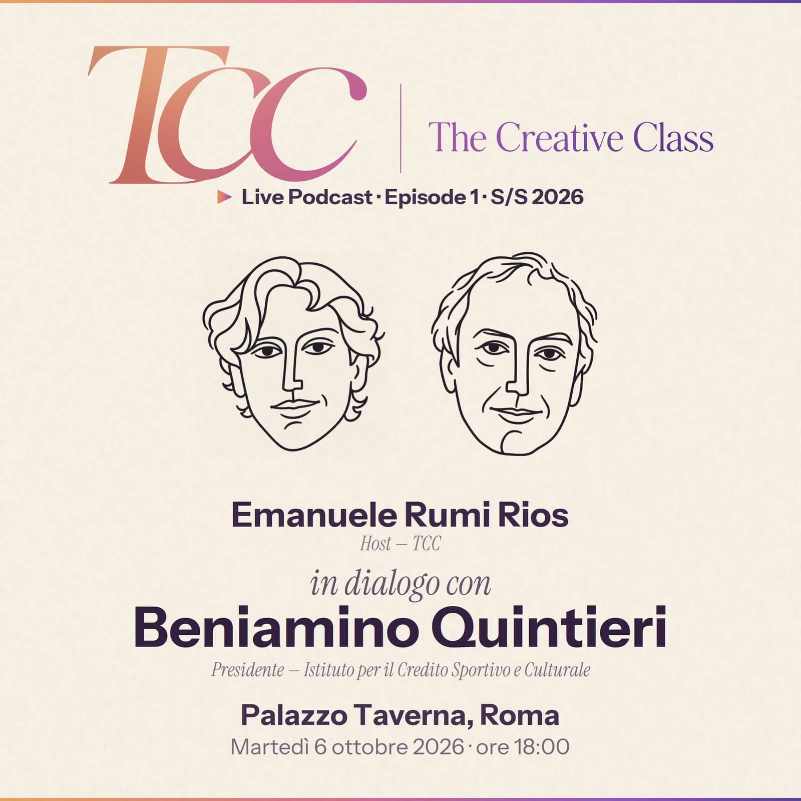 The Creative Class · Episodio 1 · Beniamino Quintieri a Palazzo Taverna