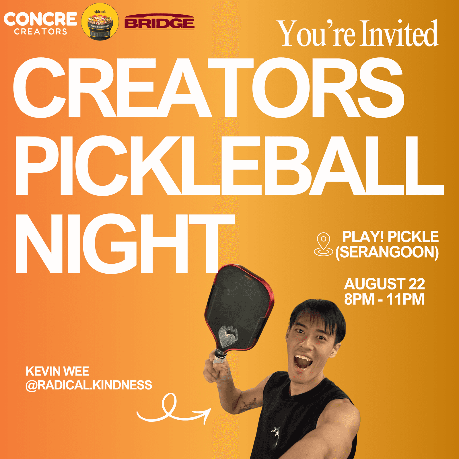 Creators.SG Pickleball Community Night [FREE]