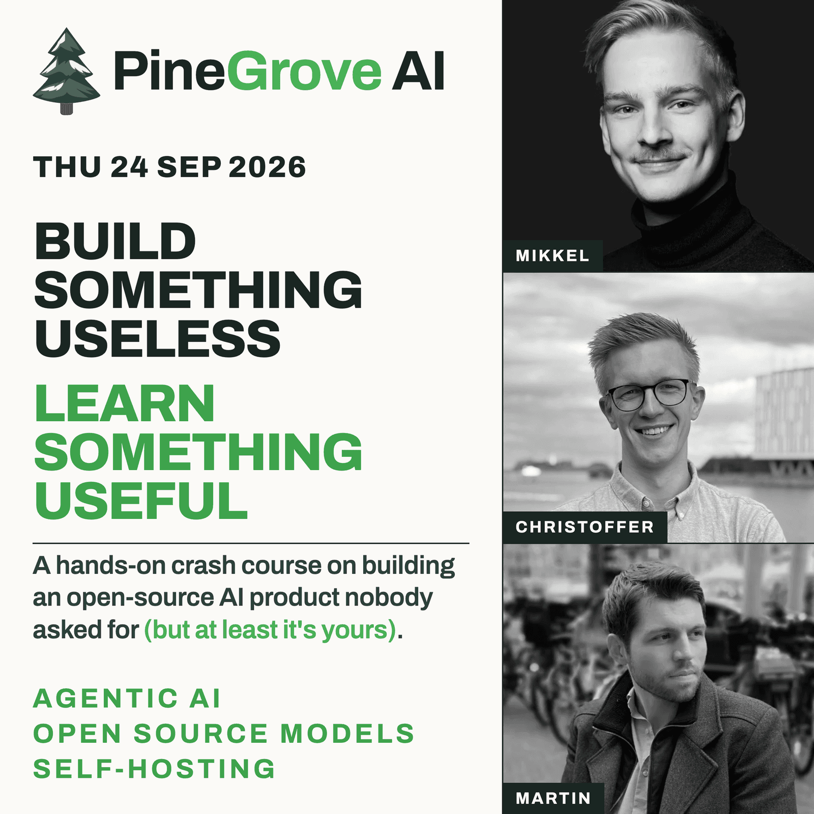 Self-Hosted AI in Production: An Afternoon with PineGrove AI