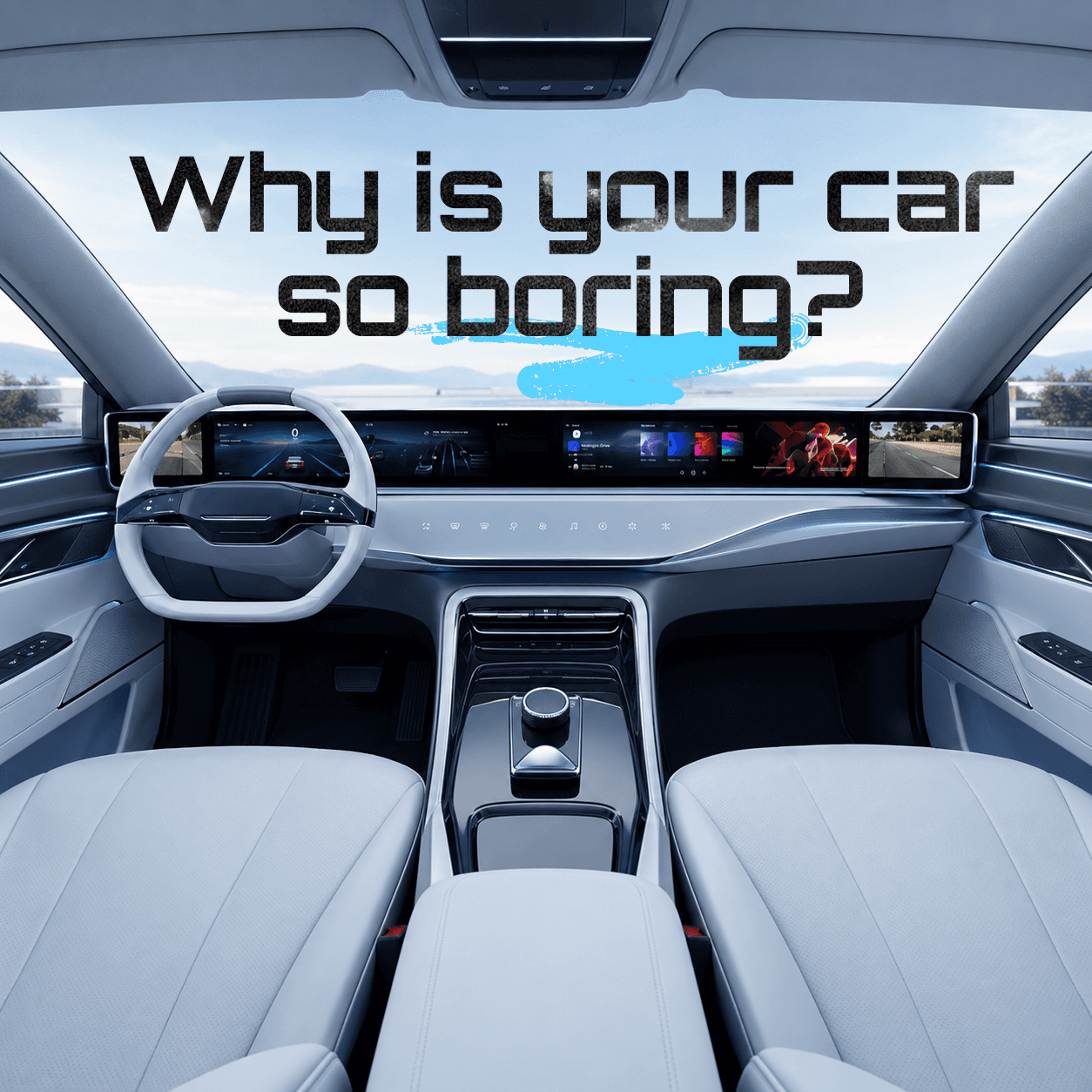 Why is your car so boring? Let's talk about trends in car experience, Asia vs. Europe, and whether we'll still be driving in 10 years...