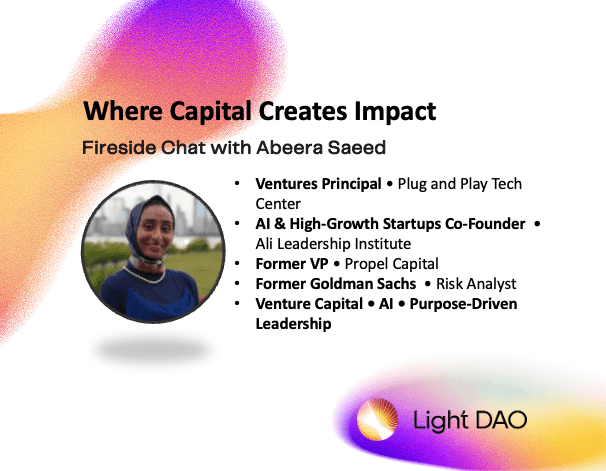 Where Capital Creates Impact - Light Dao Salon (NYC)