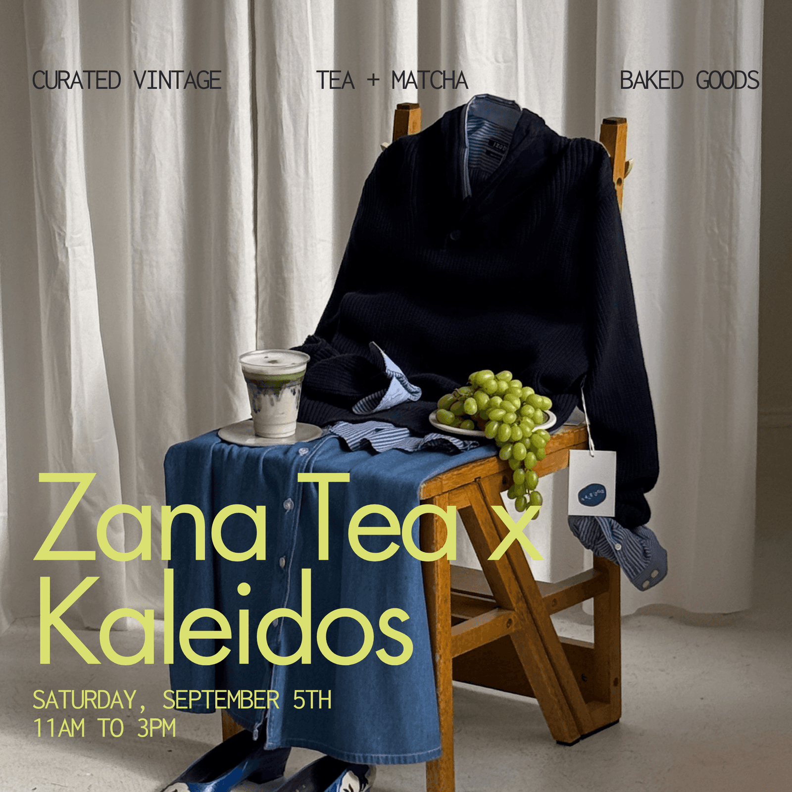 Tea, Treats & Things — Zana Tea × Kaleidos Pop Up