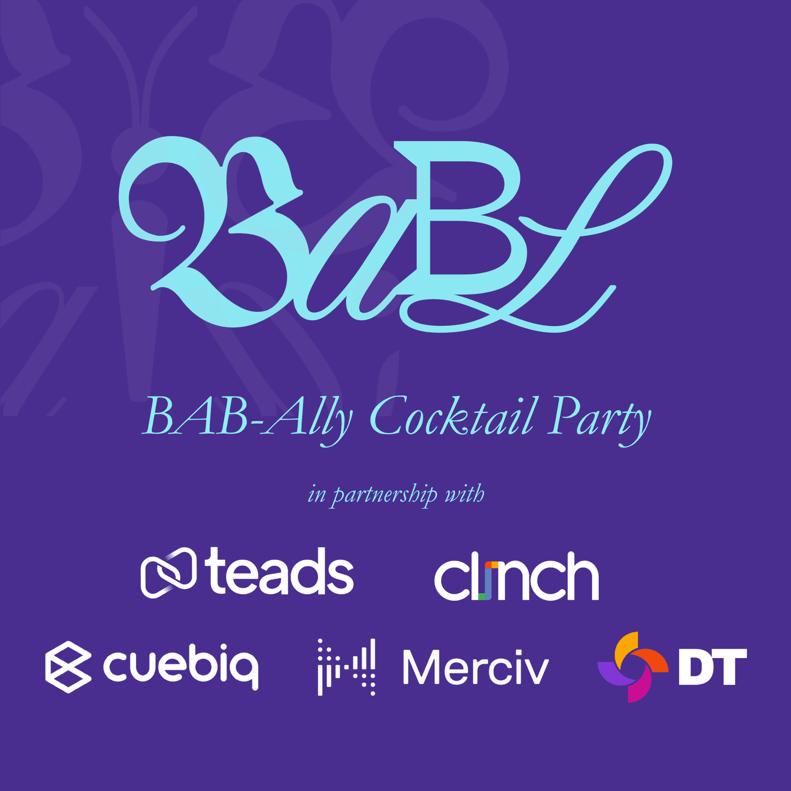 BAB-Ally "In Good Company" Cocktail Party @ AWNY 2026