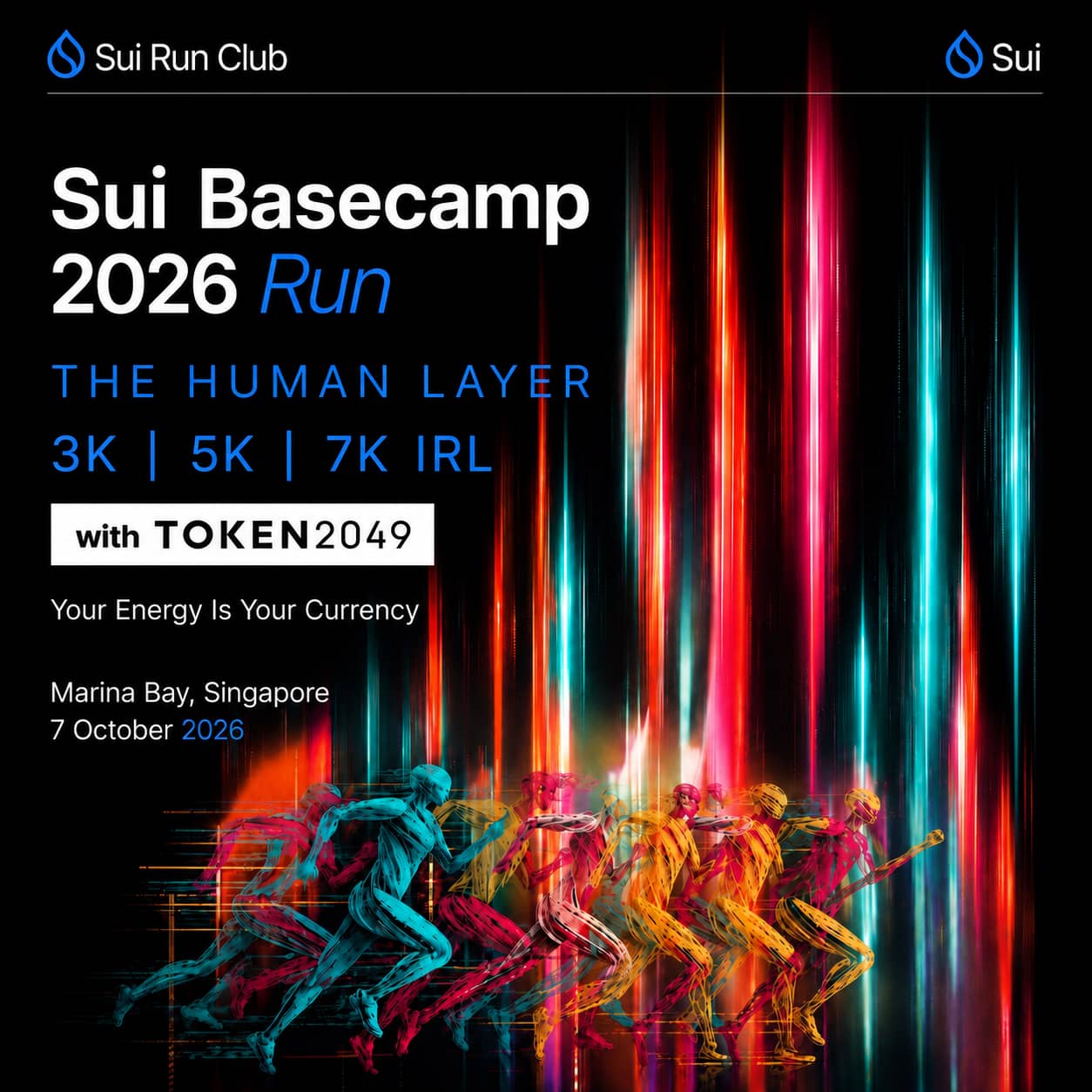 Sui Run Club | The Human Layer IRL 3K.5K.7K