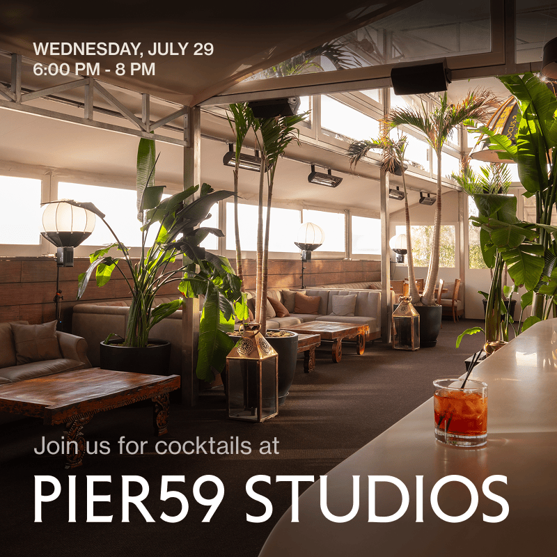 Cocktails at PIER59 Studios hosted by Club59