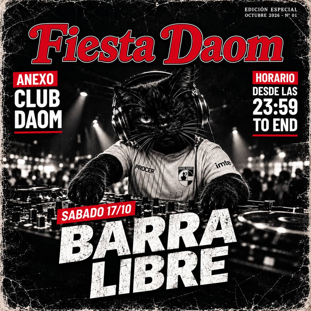 Fiesta DAOM BARRA LIBRE 17/10