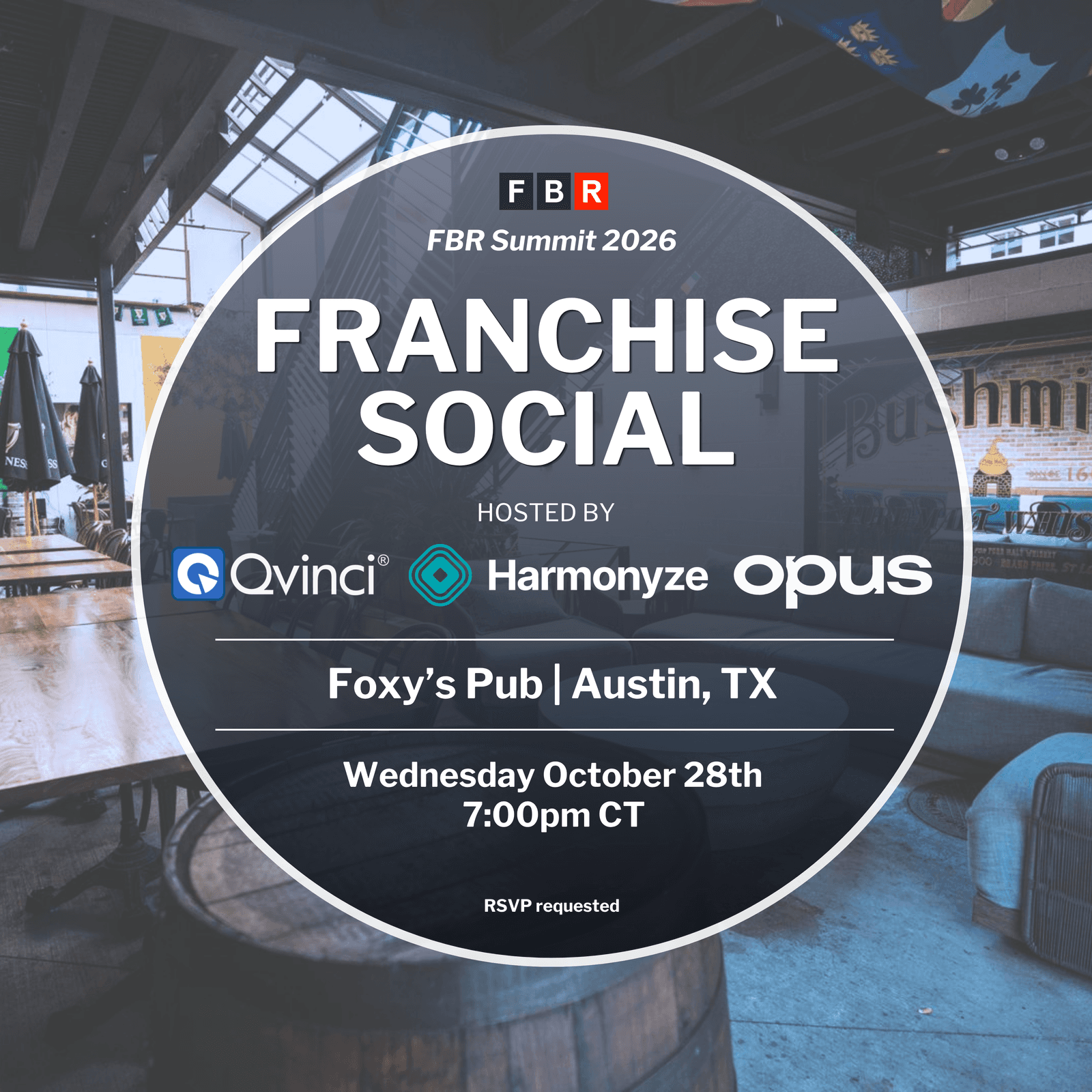 FBR Summit | Franchise Social w/ Harmonyze, Qvinci, and Opus
