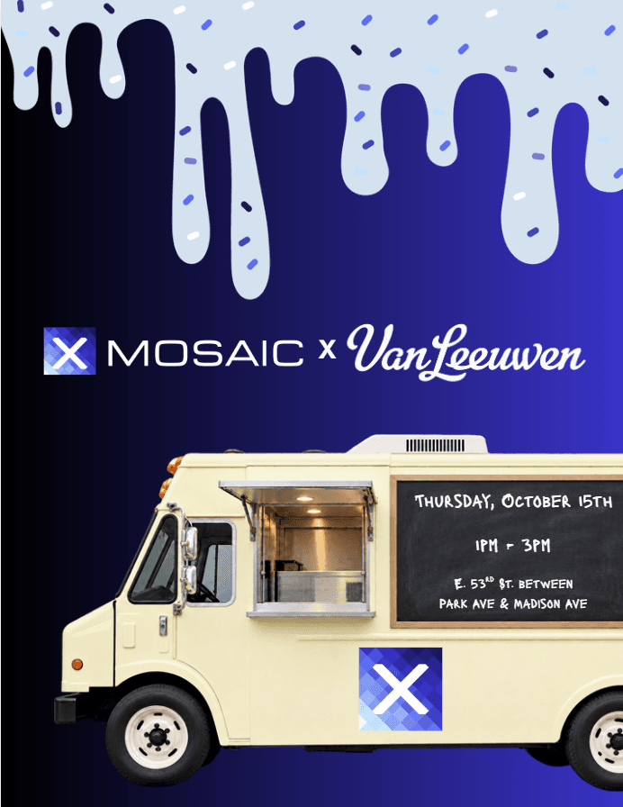 Mosaic × Van Leeuwen: Free Scoops, Steps from Your Desk
