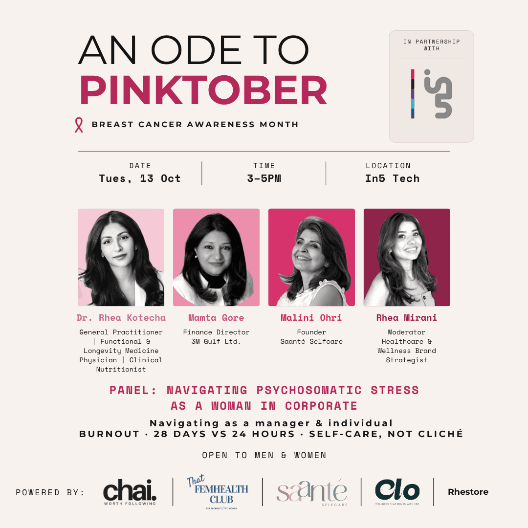 Navigating Psychosomatic Stress as a Woman in Corporate - an Ode to Pinktober