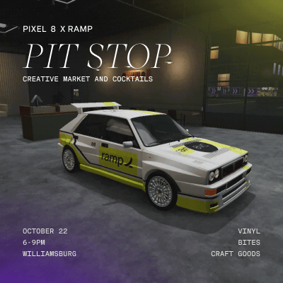 Pixel Eight x Ramp: Designer Pit Stop