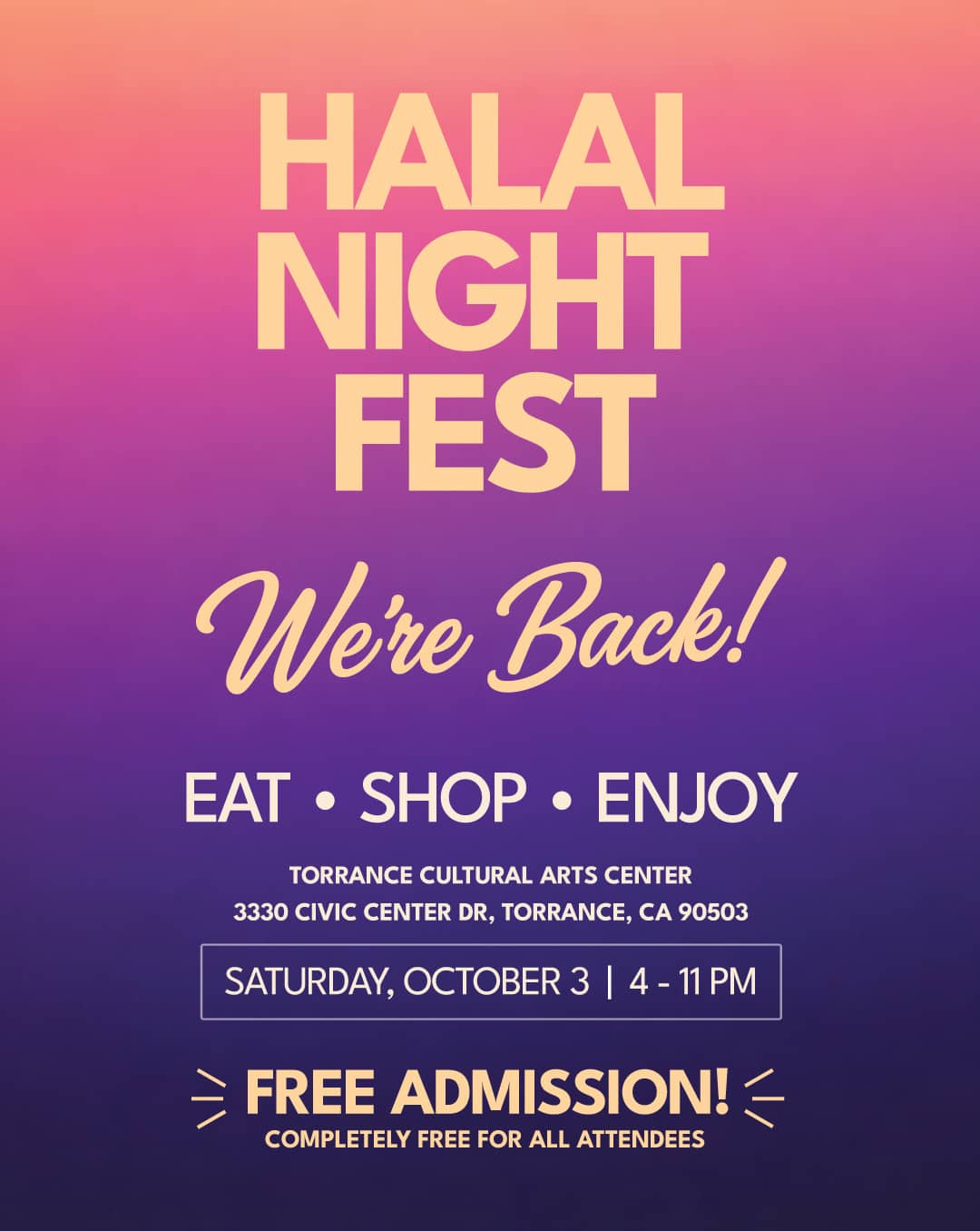 HNF - OCT 3rd