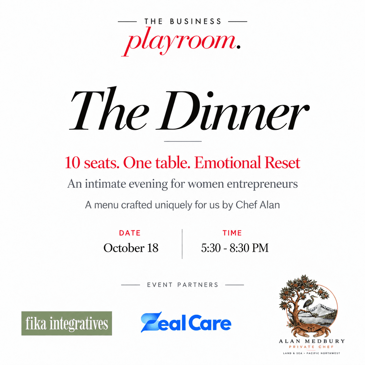 The Family Dinner - An Intimate Evening for Women Entrepreneurs