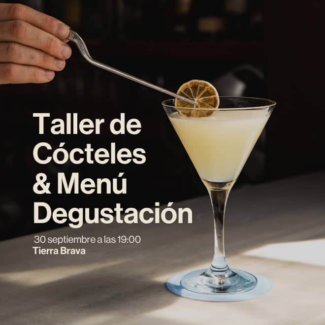 Taller de cócteles + cena