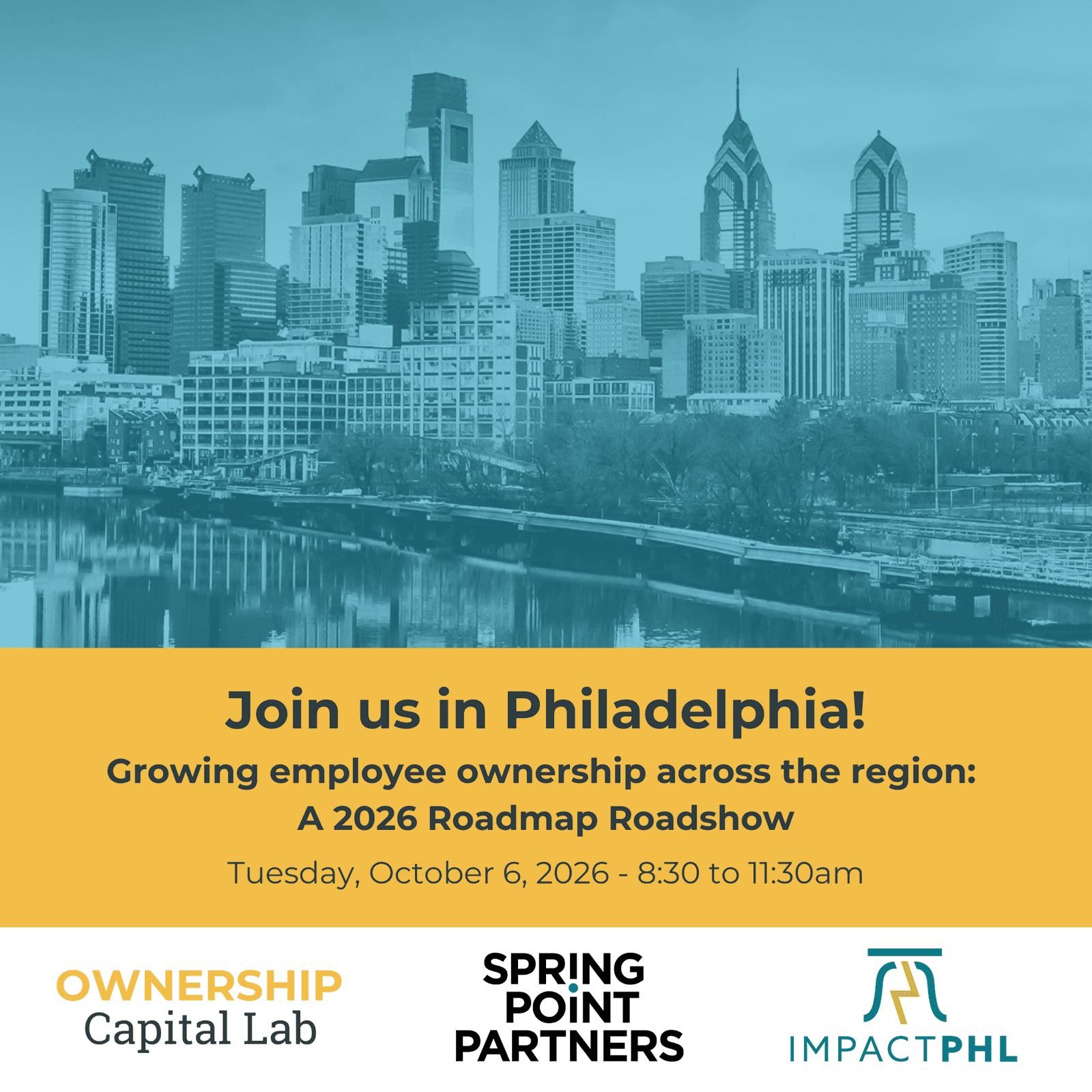 Join us in Philadelphia! Growing employee ownership across the region: A 2026 Roadmap Roadshow