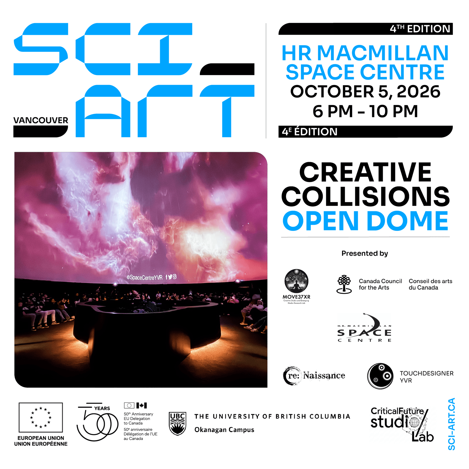 SCI_ART Creative Collisions Open Dome