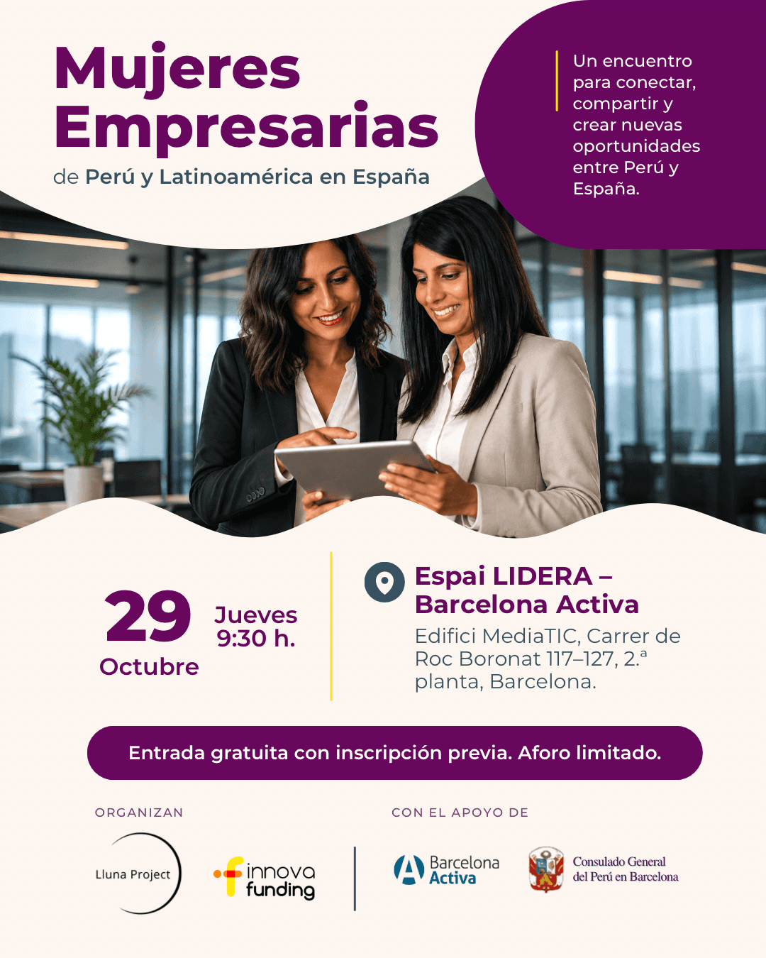 Mujeres Empresarias de Perú y Latinoamérica en España