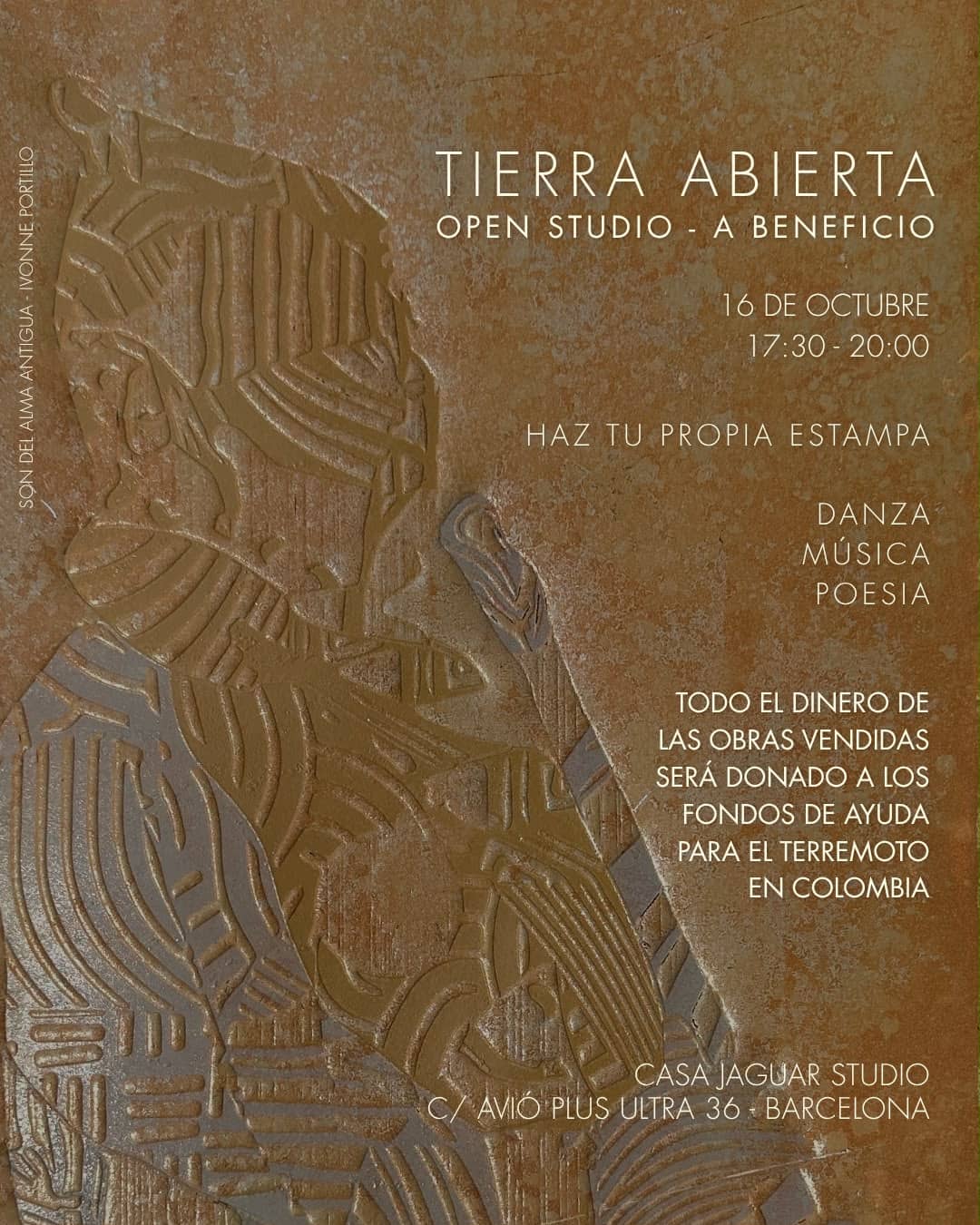 TIERRA ABIERTA Open Studio • A Beneficio por Colombia