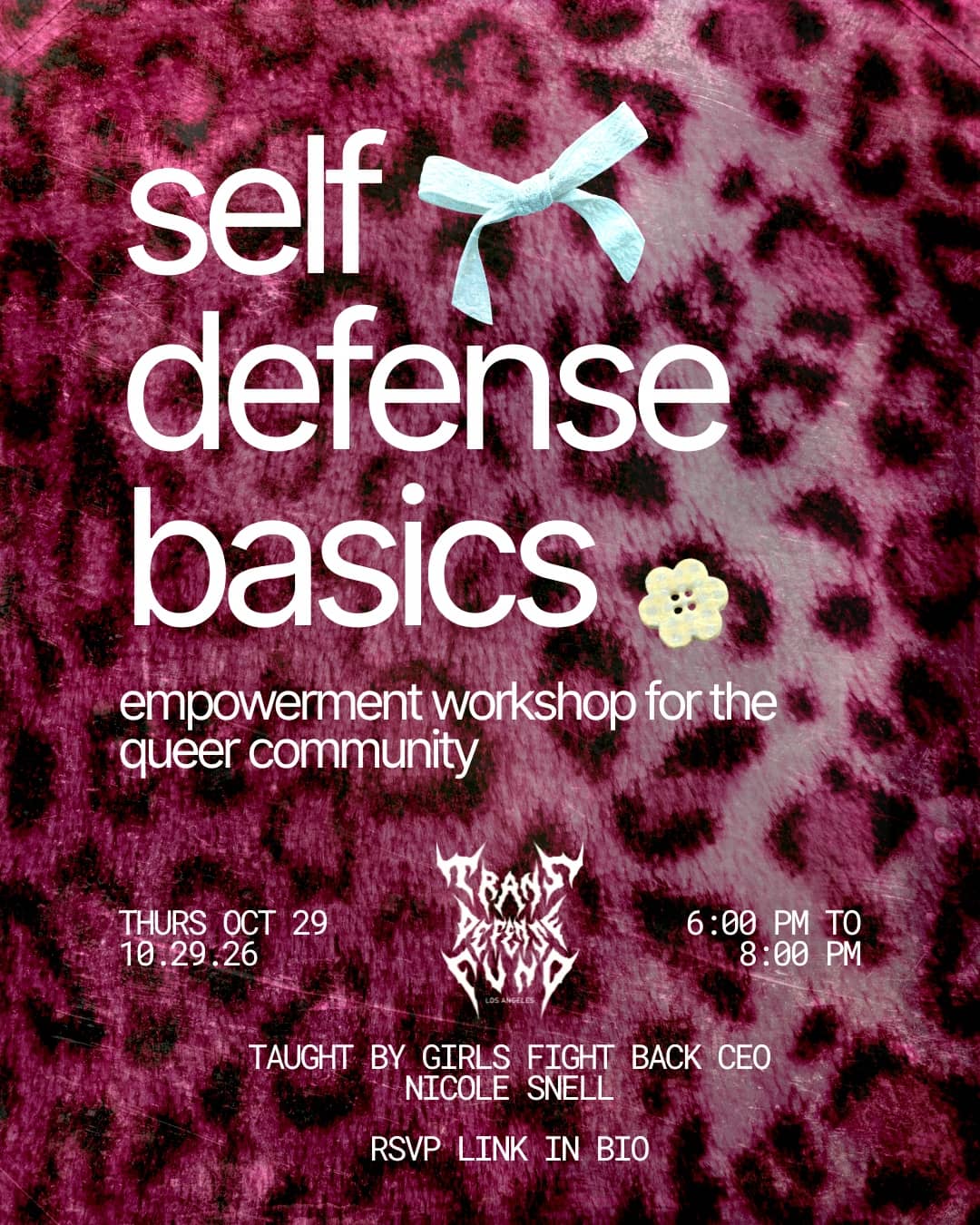 Self-Defense Basics Empowerment Workshop for the Queer Community