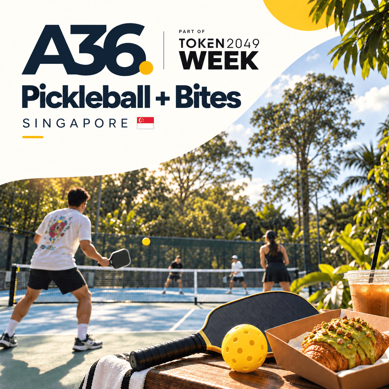 A36: Pickleball + Bites 🏓🇸🇬
