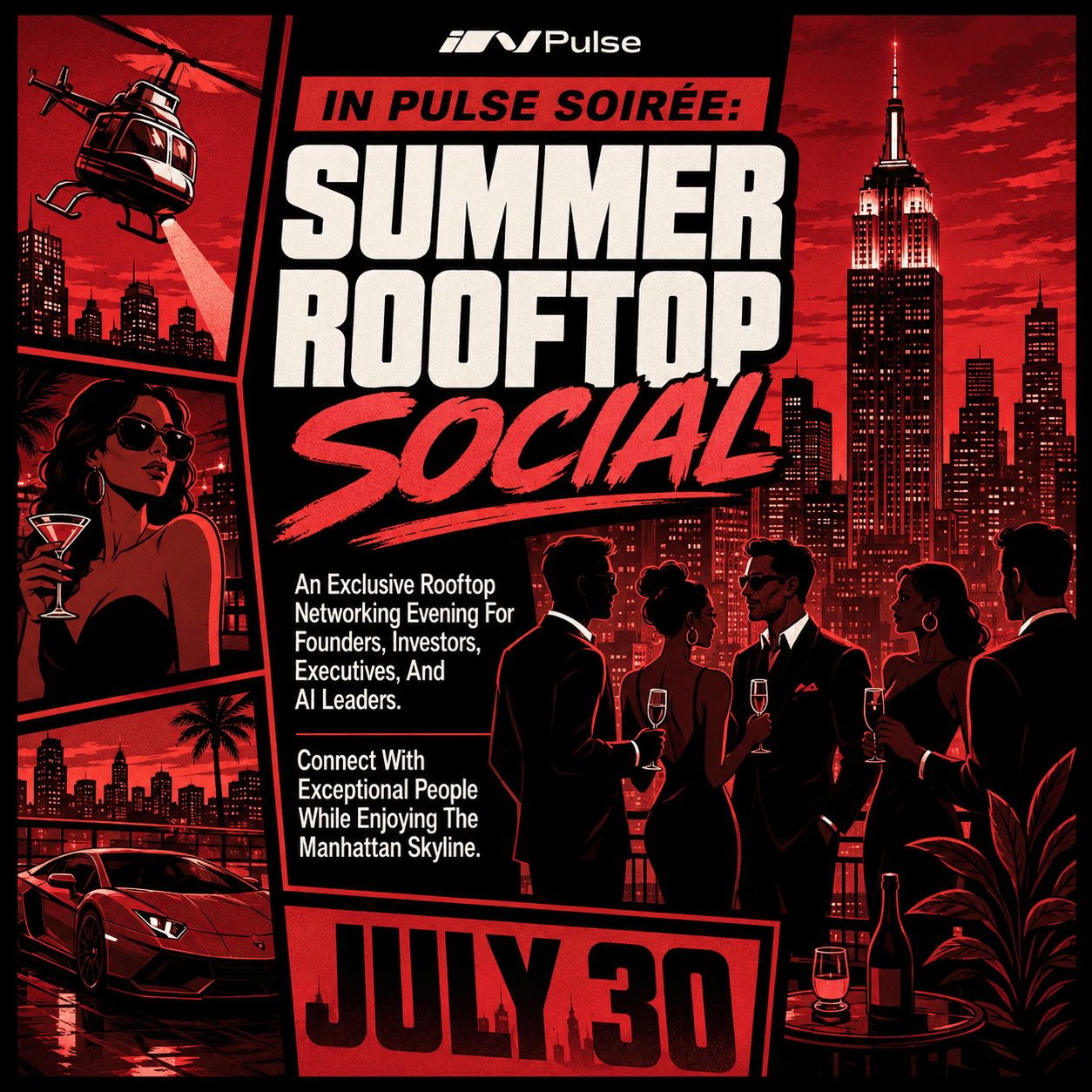 In Pulse Soirée: Summer Rooftop Social