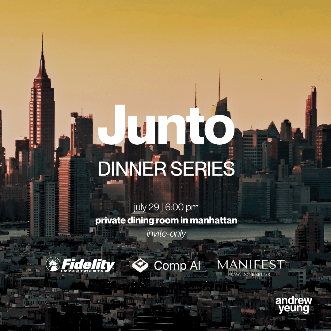 Junto Founder Dinner (Hosted by Andrew & Friends)