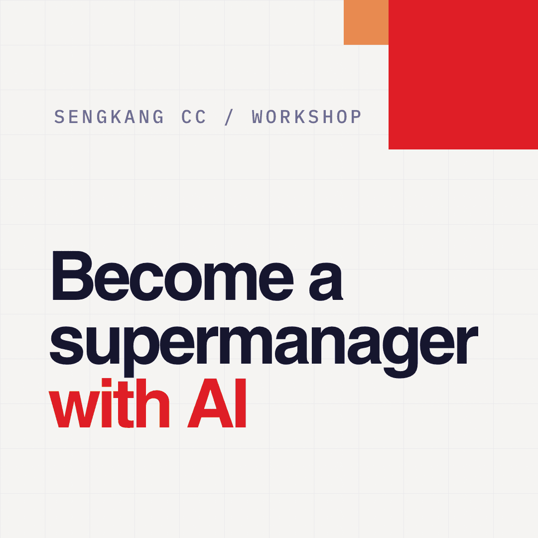 How to Become a Supermanager with AI at Sengkang CC