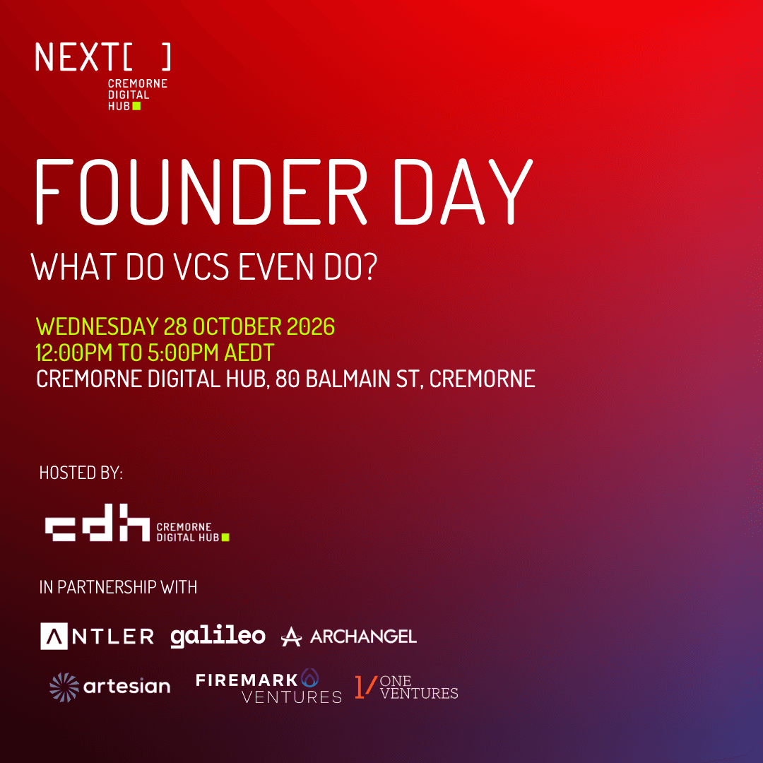 [NEXT] Founder Day: What Do VCs Even Do?