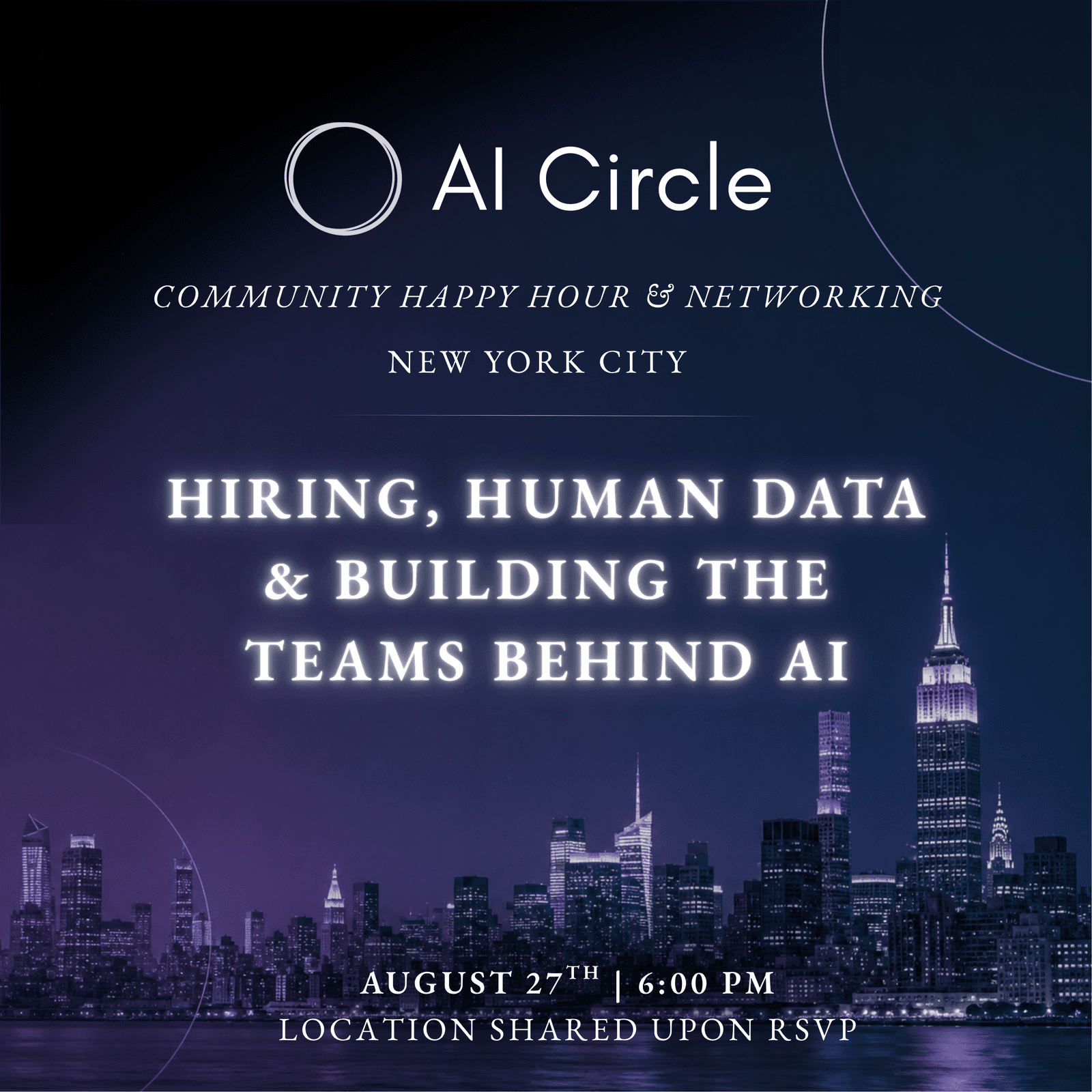 AI Circle Community Happy Hour | Hiring & Human Data Panel Discussion