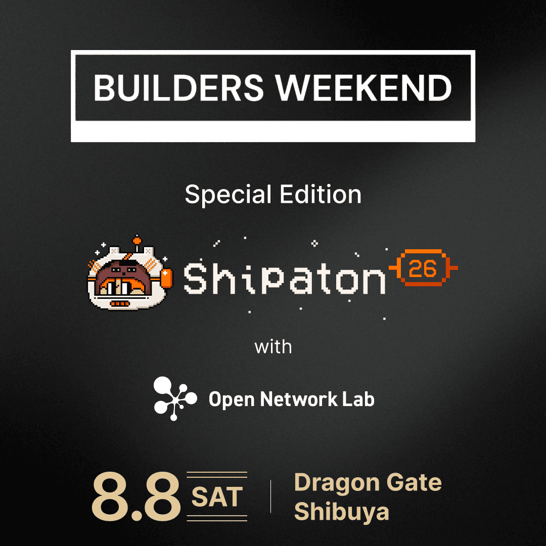 Builders Weekend - Shipaton Special Edition with OnLab