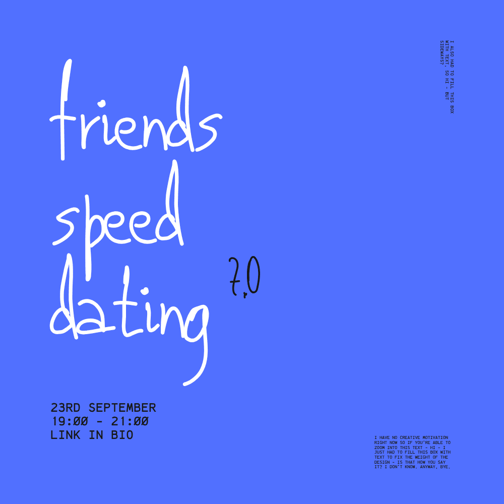Warsaw Creative Club: Friends Speed Dating