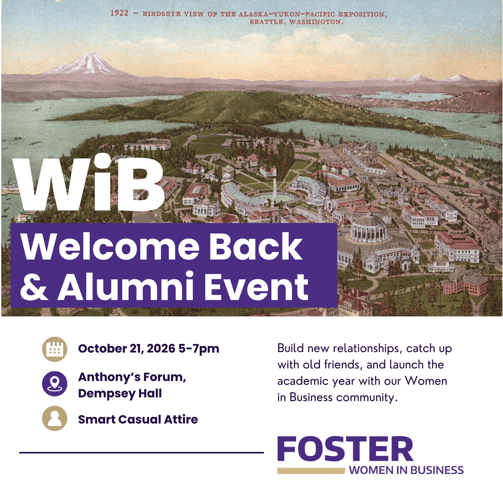 UW WiB Welcome Back & Alumni Event