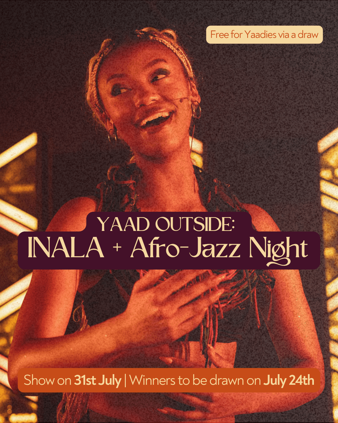 YAAD Outside: INALA and Afro-Jazz night 🎭