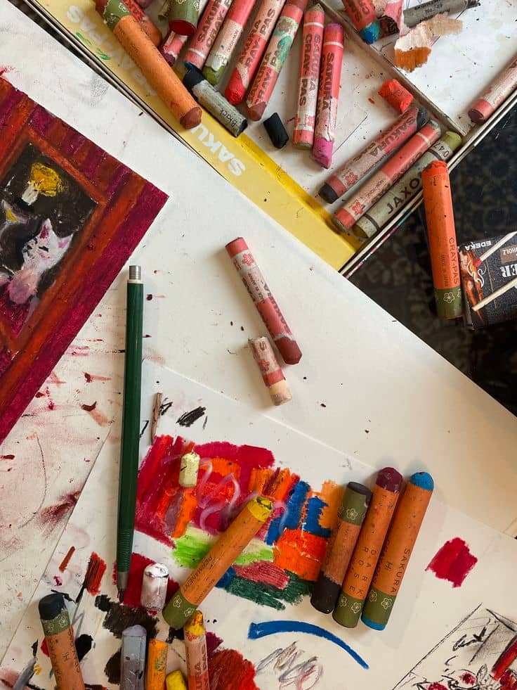 Sketch Club: Sketching in Oil Pastels
