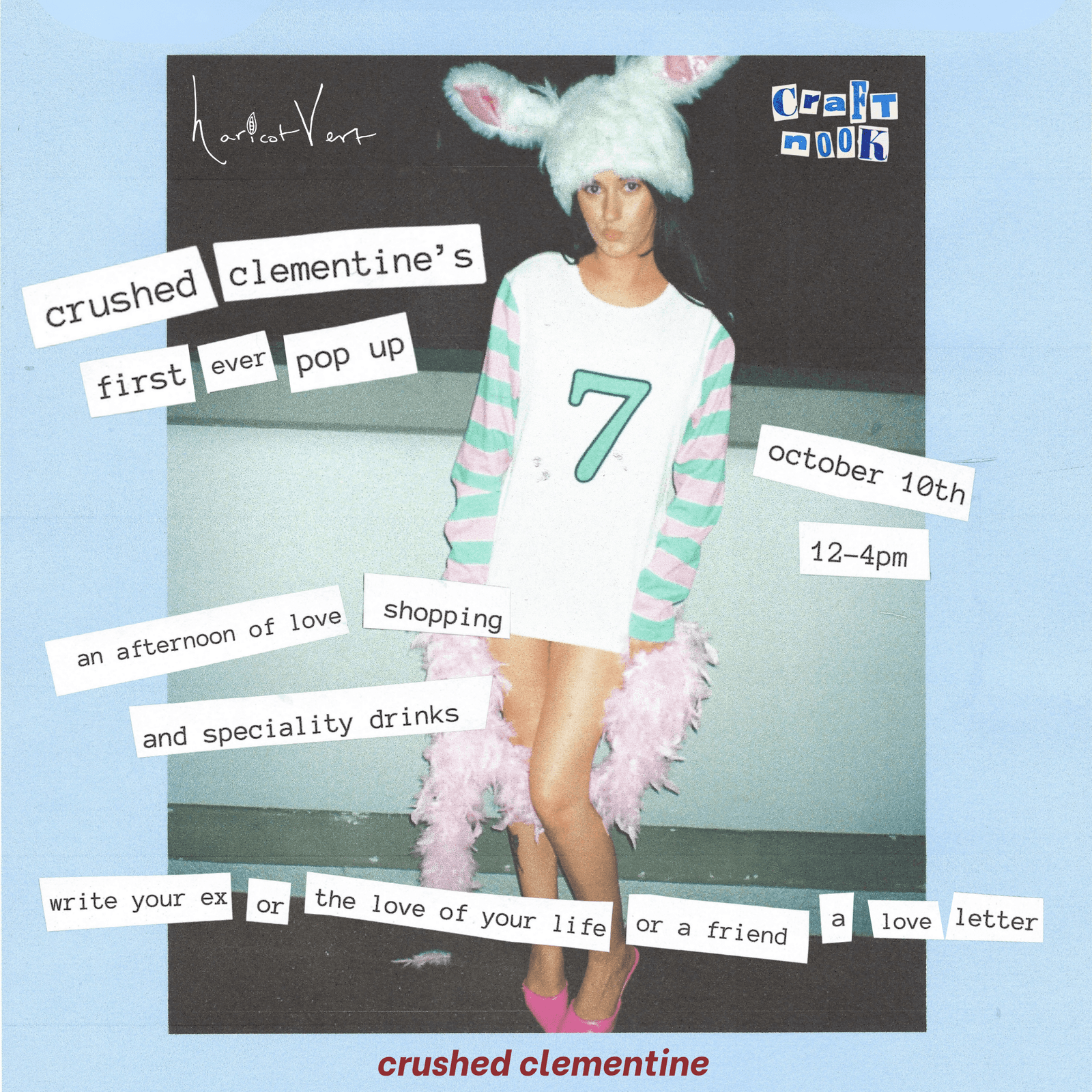 crushed clementine pop-up & workshop