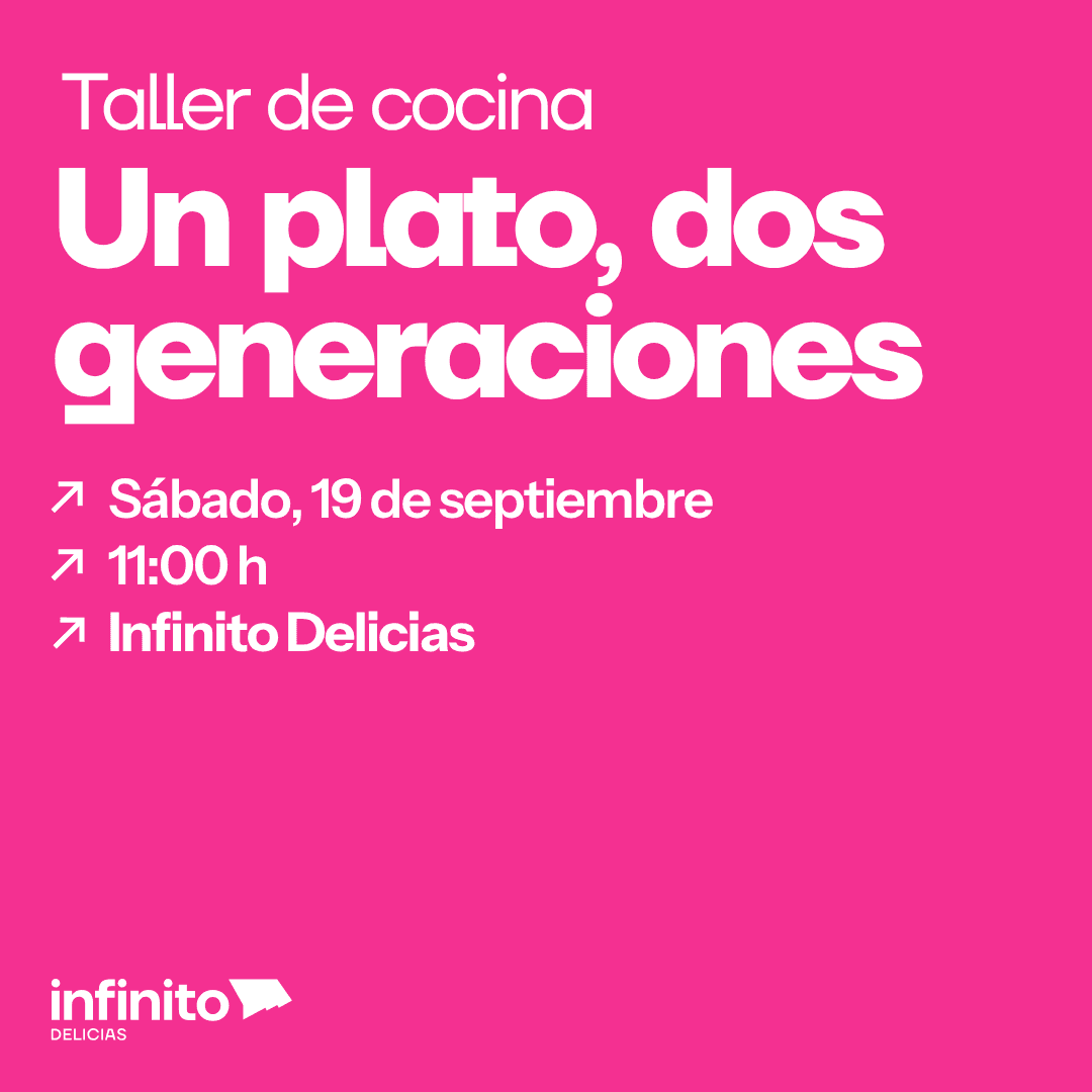Un plato, dos generaciones. Taller de cocina