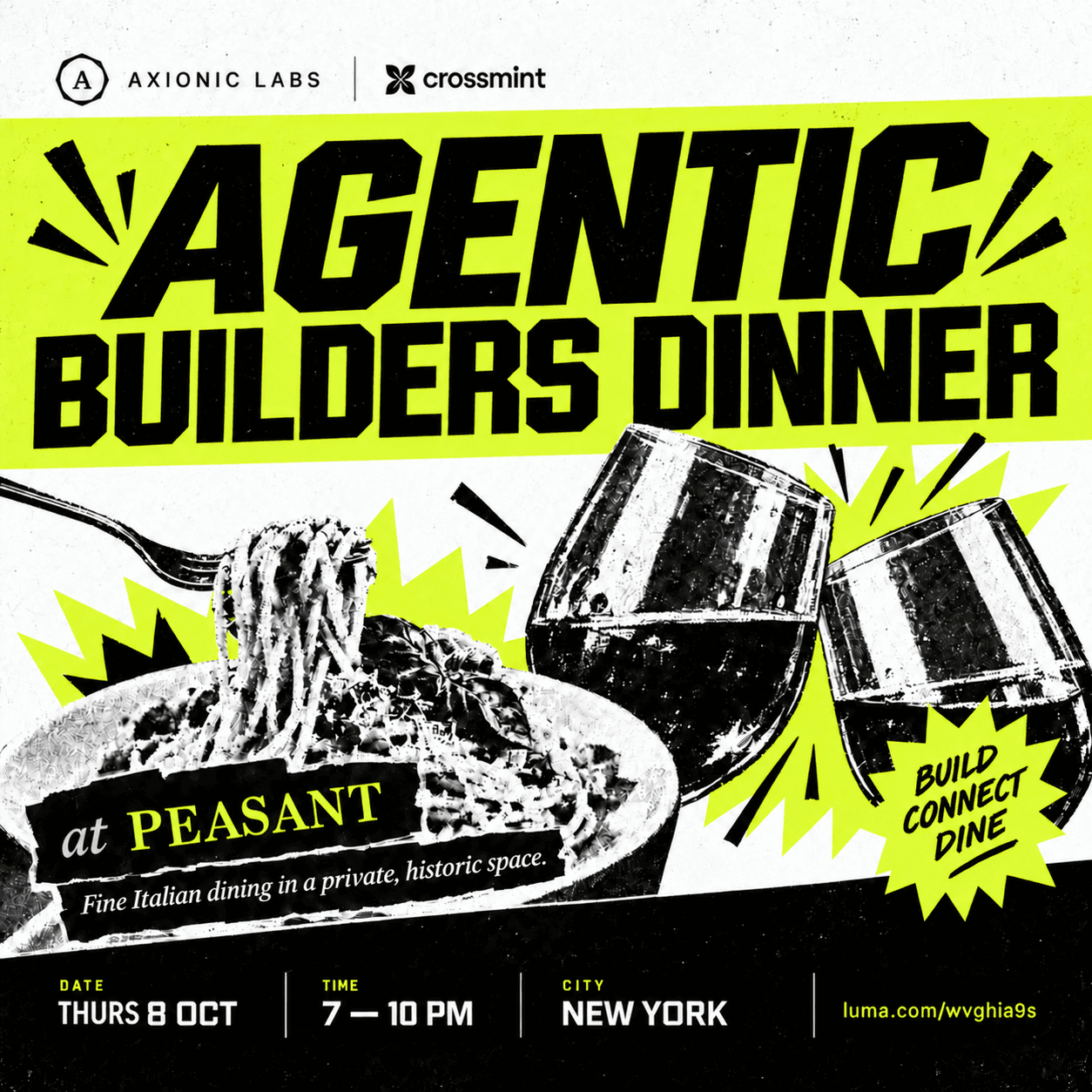 Agentic Builders Private Dinner at PEASANT