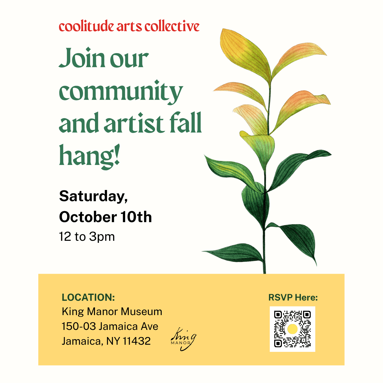 🍂 Fall Gathering for Artists & Community Members 🍂