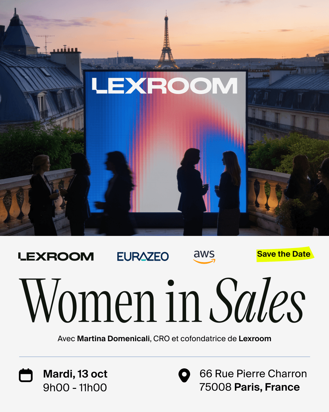Women in Sales - Lexroom x Eurazeo x AWS