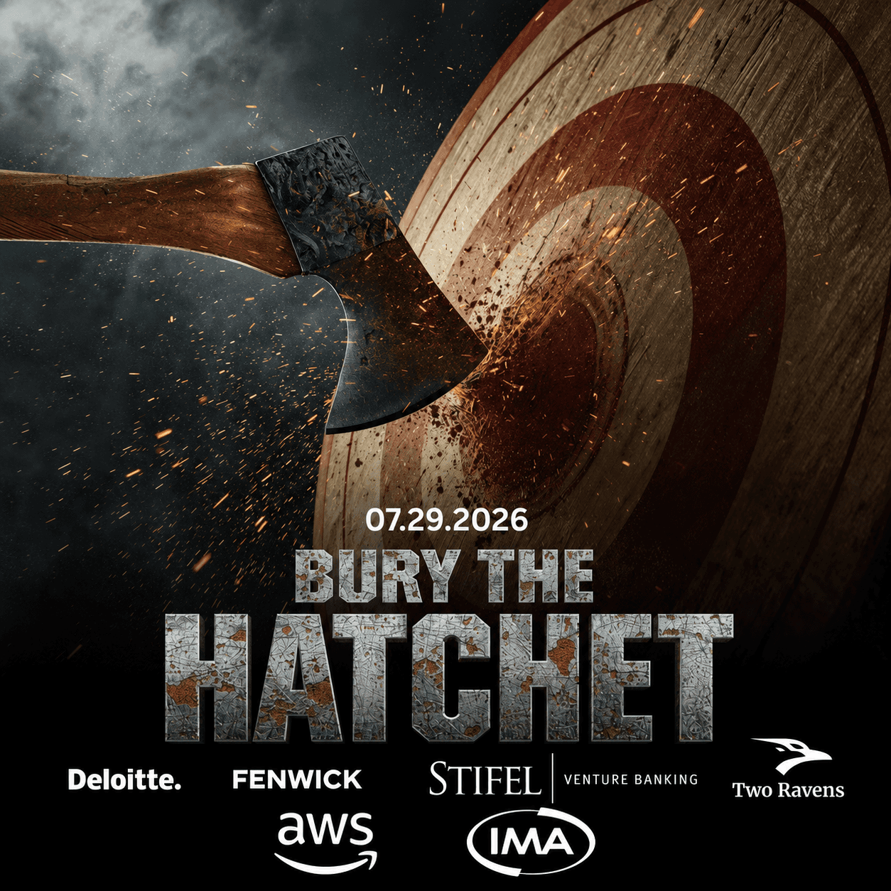 Bury The Hatchet Charity Fundraiser | Two Ravens & Stifel Venture Banking