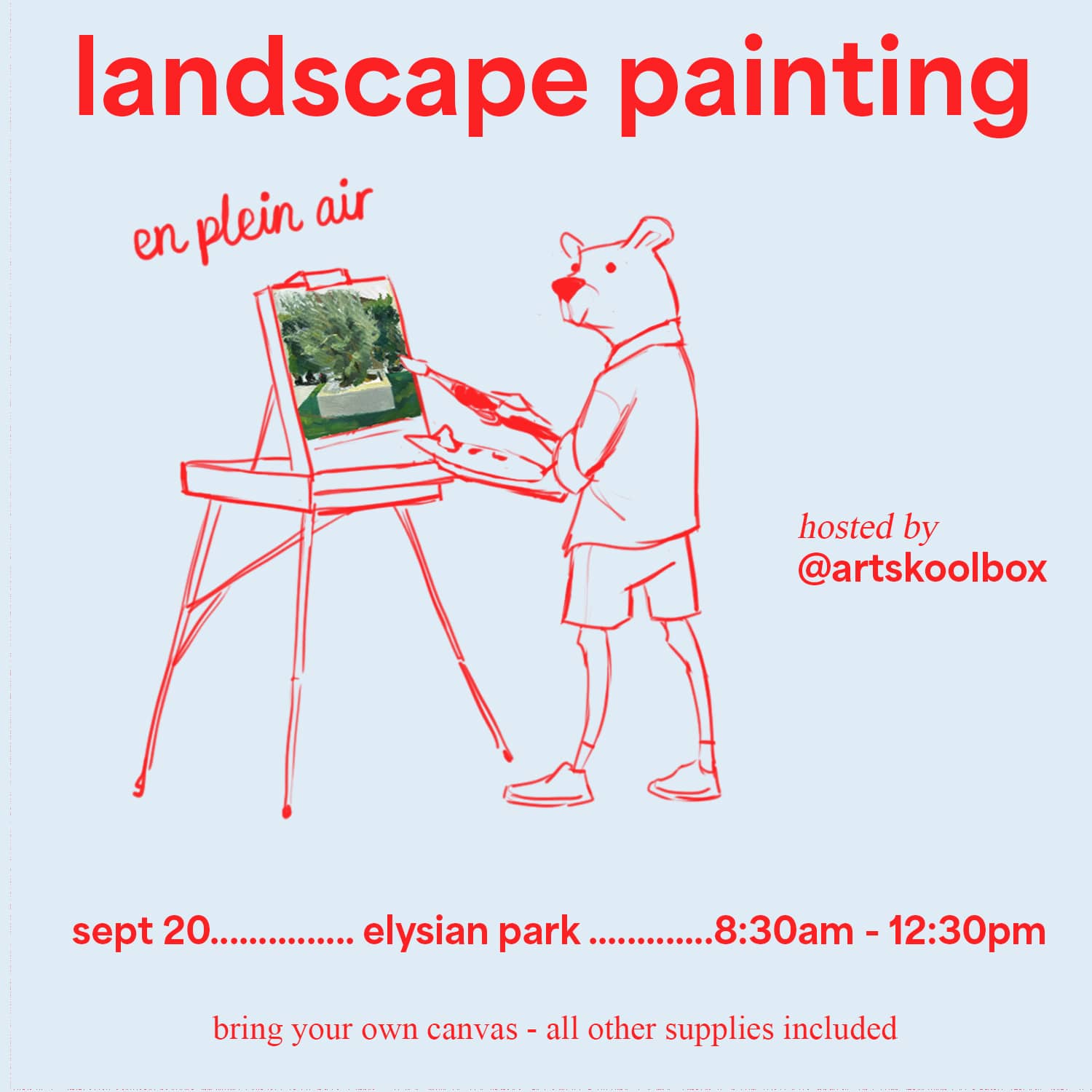 Oil Painting Class - Landscapes Elysian Park