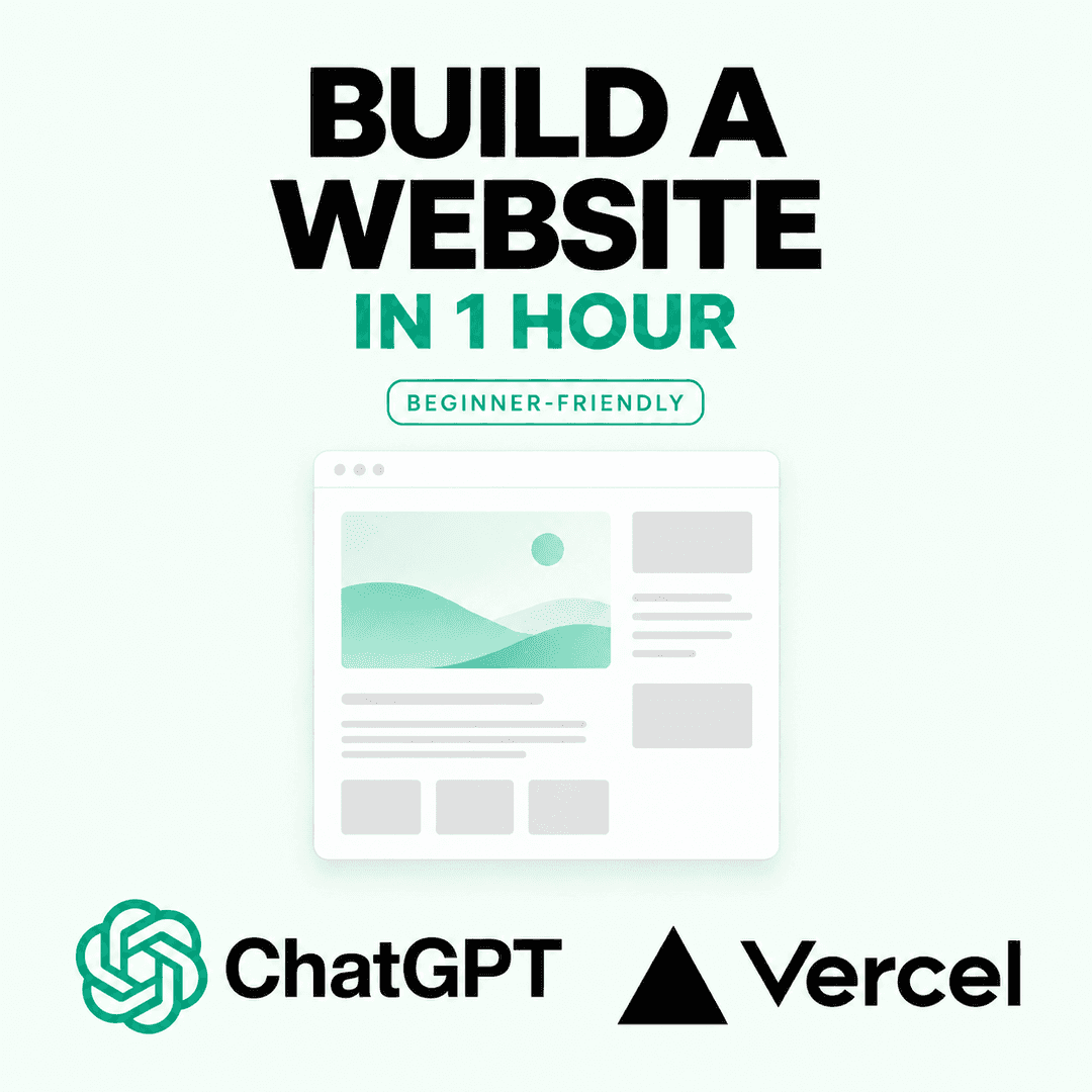 Build a Website with ChatGPT (Beginner Friendly)